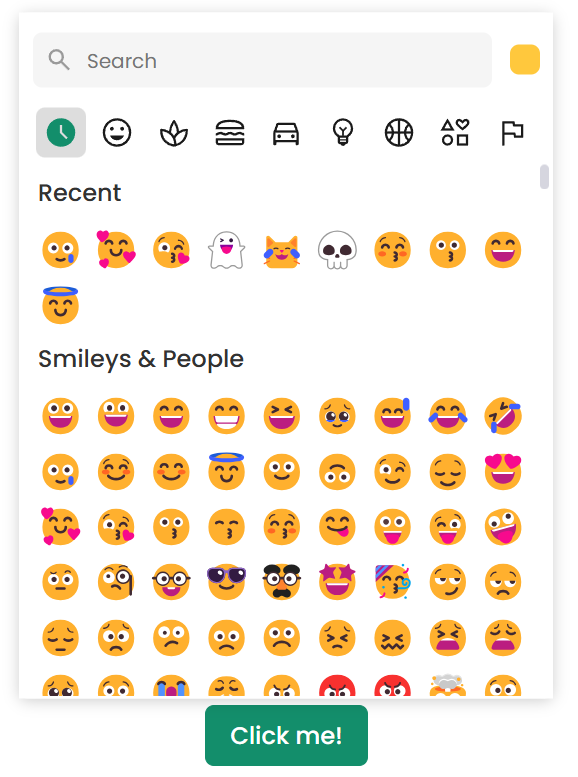 Chat Chat's Emoji picker